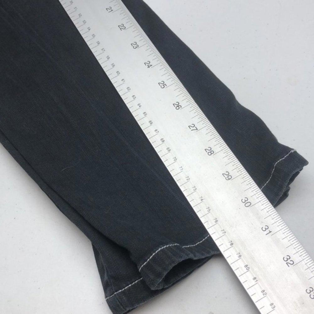 PREMIUM TRULUXE BLACKWASH SLIM-CUT JEANS 31/12x30 CRYSTALS 💎 - Picture 10 of 12